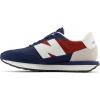 imageNew Balance Mens 237 V1 Classic Road Running ShoeNb NavyBrick RedWhite