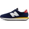 imageNew Balance Mens 237 V1 Classic Road Running ShoeNb NavyWhiteTeam Red