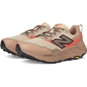 imageNew Balance Mens Fresh Foam X Hierro V9 Trail Running SneakersDesert ClayEarth ShadowUrgent Red