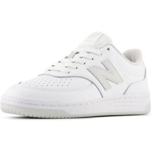 imageNew Balance UnisexChild 080 Court Laceup SneakerNb 103 WhiteGrey Matter