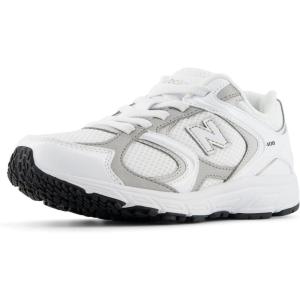 imageNew Balance UnisexChild 408 V1 BungeeNb 103 WhiteSilver Metallic