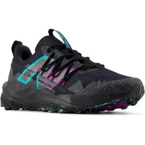 imageNew Balance Womens Dynasoft Tektrel V1 Trail Running SneakersBlackDark Silver MetallicCyber Jade