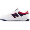 imageNew Balance Mens 480 V1 SneakersWhiteNatural IndigoTeam Red
