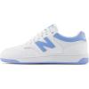 imageNew Balance Mens 480 V1 SneakersWhiteTeam CarolinaLight Aluminum