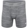 imageNew Balance Mens Premium Performance 6 Boxer Brief Underwear Pack of 2BlackSteel Woodgrain