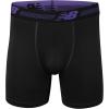 imageNew Balance Mens Ultra Soft Performance 6 Boxer Briefs with No Fly 3 PackBlackPigmentPrism Purple Camo