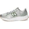 imageNew Balance UnisexChild Fresh Foam Arishi V4 Tiralux BungeeRaincloudDark Silver MetallicAlpine Green