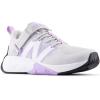 imageNew Balance UnisexChild FuelCell Play V1 Hook amp LoopGrey MatterLilac GloWhite