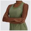 imageNew Balance Womens New Balance Womens Athletics TankDark Olivine Heather