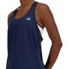 imageNew Balance Womens New Balance Womens Athletics TankNb Navy Heather