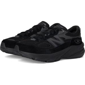 imageNew Balance Kids 990 V6 Laceup SneakerBlackBlack Metallic0