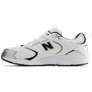 imageNew Balance Mens 408 V1 SneakersWhiteBlackSilver