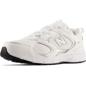 imageNew Balance Mens 408 V1 SneakersWhiteSilver MetallicBlack