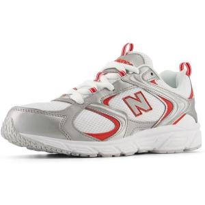 imageNew Balance Mens 408 V1 SneakersWhiteSilver MetallicMercury Red