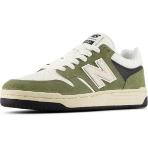 imageNew Balance Mens 480 V1 SneakersDark OlivineSea Salt