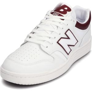 imageNew Balance Mens 480 V1 SneakersWhiteBurgundy