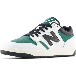 imageNew Balance Mens 480 V1 SneakersWhiteMarsh GreenBlack