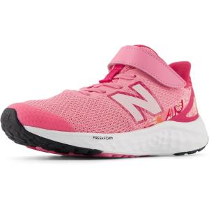imageNew Balance UnisexChild Fresh Foam Arishi V4 LaceupRunning ShoeSignal PinkCarnival PinkShell Pink