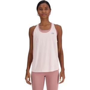 imageNew Balance Womens New Balance Womens Athletics TankQuartz Pink Heather