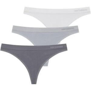 imageNew Balance womens Ultra Comfort Performance Seamless Thong Underwear 3 Pack Thong PantiesCastlerockMindful GreyAthletic Grey