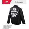 imageNew Balance Boys Training Jacket  Classic Long Sleeve Boys Jacket  Button Down Baseball Kids Warm Up Track JacketBlack