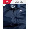 imageNew Balance Boys Training Jacket  Classic Long Sleeve Boys Jacket  Button Down Baseball Kids Warm Up Track JacketNb Navy