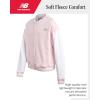 imageNew Balance Girls Sweatsuit Set  2 Piece Long Sleeve Fleece Baseball Jacket and Jogger Sweatpants Girls Athletic Sets 716Rose Sugar