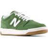 imageNew Balance Kids 480 V1 Laceup SneakerWhiteDark Alpine Green