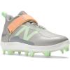 imageNew Balance Kids Lindor V2 Baseball ShoesTeam Away GreyNeon DragonflyElectric Jade