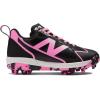 imageNew Balance Kids Romero Duo V2 Rubber Molded Baseball ShoesBlackPink