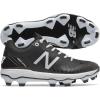 imageNew Balance Mens 4040 V5 TPU MoldedBaseball ShoeBlackWhite