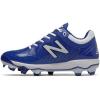 imageNew Balance Mens 4040 V5 TPU MoldedBaseball ShoeRoyalWhite
