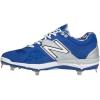 imageNew Balance Mens L3000V2 Metal Low Baseball CleatsRoyalSilver