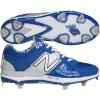 imageNew Balance Mens L3000V2 Metal Low Baseball CleatsRoyalSilver