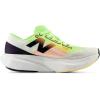 imageNew Balance Womens FuelCell Rebel V4WhiteBleached Lime GloHot Mango