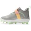 imageNew Balance Kids Lindor V2 Baseball ShoesTeam Away GreyNeon DragonflyElectric Jade