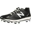 imageNew Balance Mens 4040 V5 TPU MoldedBaseball ShoeBlackWhite