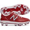 imageNew Balance Mens 4040 V5 TPU MoldedBaseball ShoeMaroonWhite