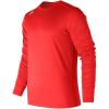 imageNew Balance Mens Baseball Tech Long SleeveTeam Red