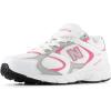 imageNew Balance UnisexChild 408 V1 Laceup SneakerNb 103 WhitePink Satin