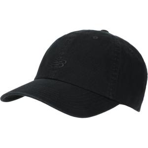 imageNew Balance 6 Panel Curved Brim Classic CapV 20  BlackBlk Logo
