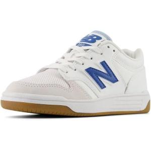 imageNew Balance Kids 480 V1 Laceup SneakerWhiteBlue AgateGum