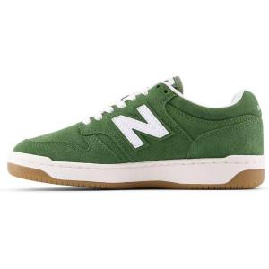 imageNew Balance Kids 480 V1 Laceup SneakerWhiteDark Alpine Green