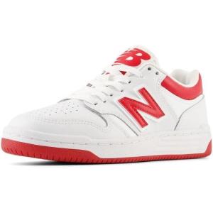 imageNew Balance Kids 480 V1 Laceup SneakerWhiteTeam Red