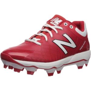 imageNew Balance Mens 4040 V5 TPU MoldedBaseball ShoeRedWhite