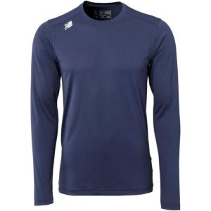 imageNew Balance Mens Baseball Tech Long SleeveDark Heather