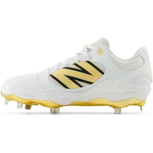 imageNew Balance Mens Fresh Foam X 3000 V7WhiteMetallic GoldThunder