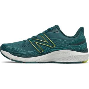 imageNew Balance Mens Fresh Foam X 860 V12 Running ShoeMountain TealSulphur Yellow