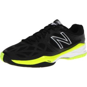 imageNew Balance Mens MC996 Lightweight Tennis ShoeBlackYellow
