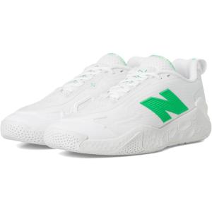 imageNew Balance Mens MC996 Lightweight Tennis ShoeWhiteGreen Apple